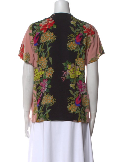 Etro Silk Floral Print Blouse