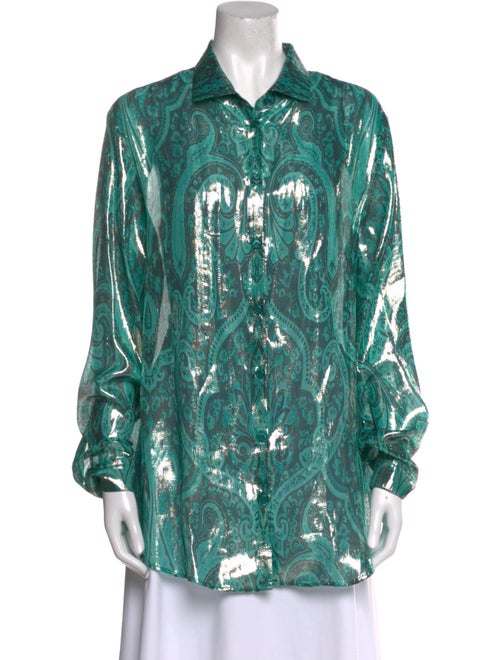 Etro Silk Printed Tunic