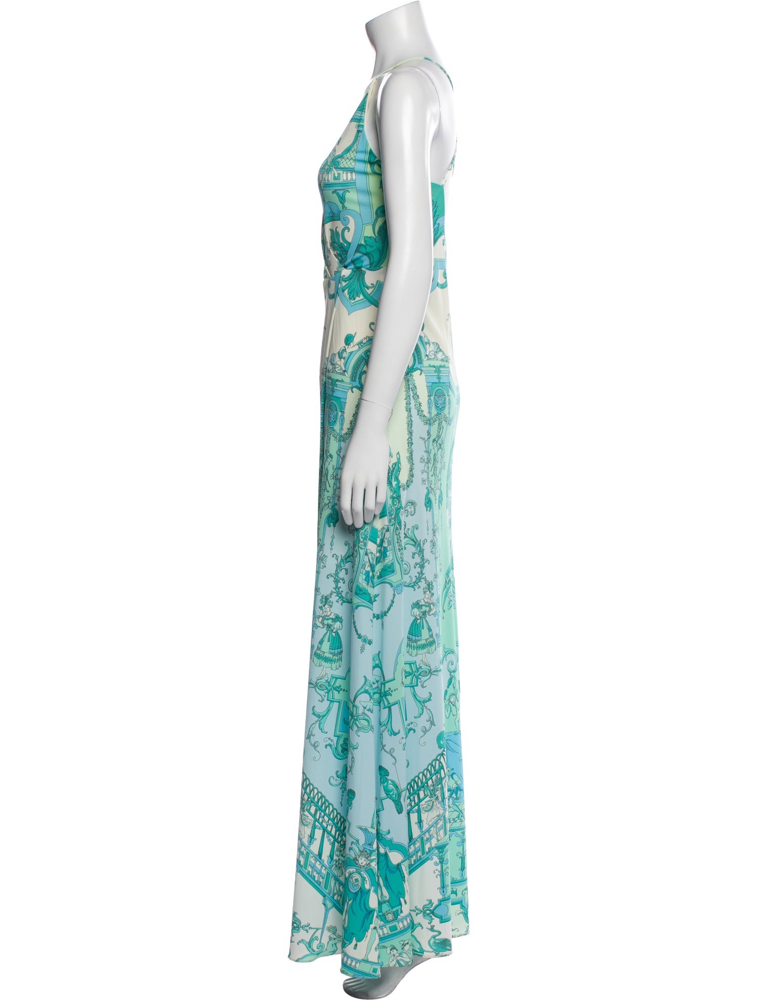 Etro Paisley Print Long Dress
