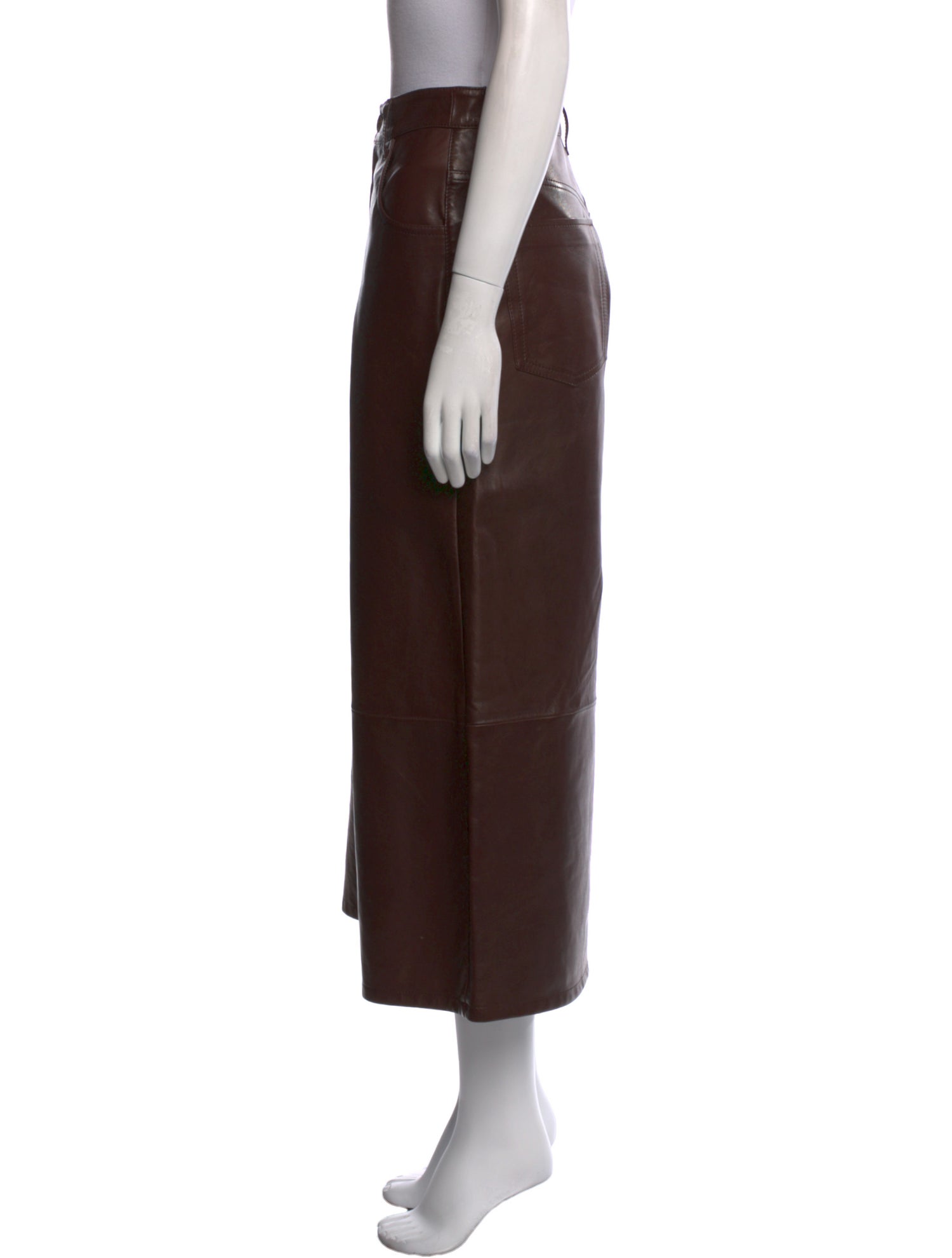 Etro Lambskin Wide Leg Pants