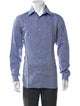 Etro Linen Long Sleeve Dress Shirt