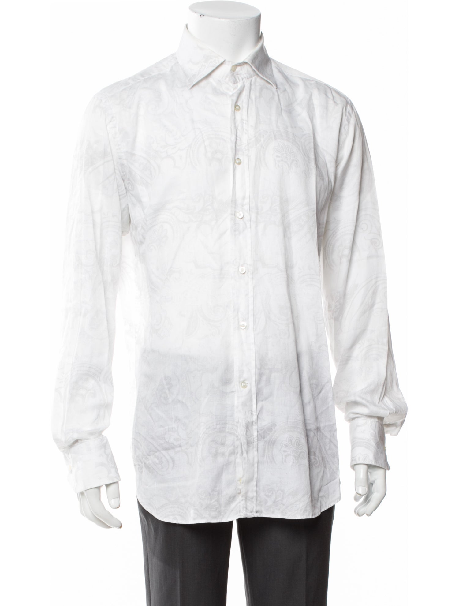 Etro Printed Long Sleeve Shirt