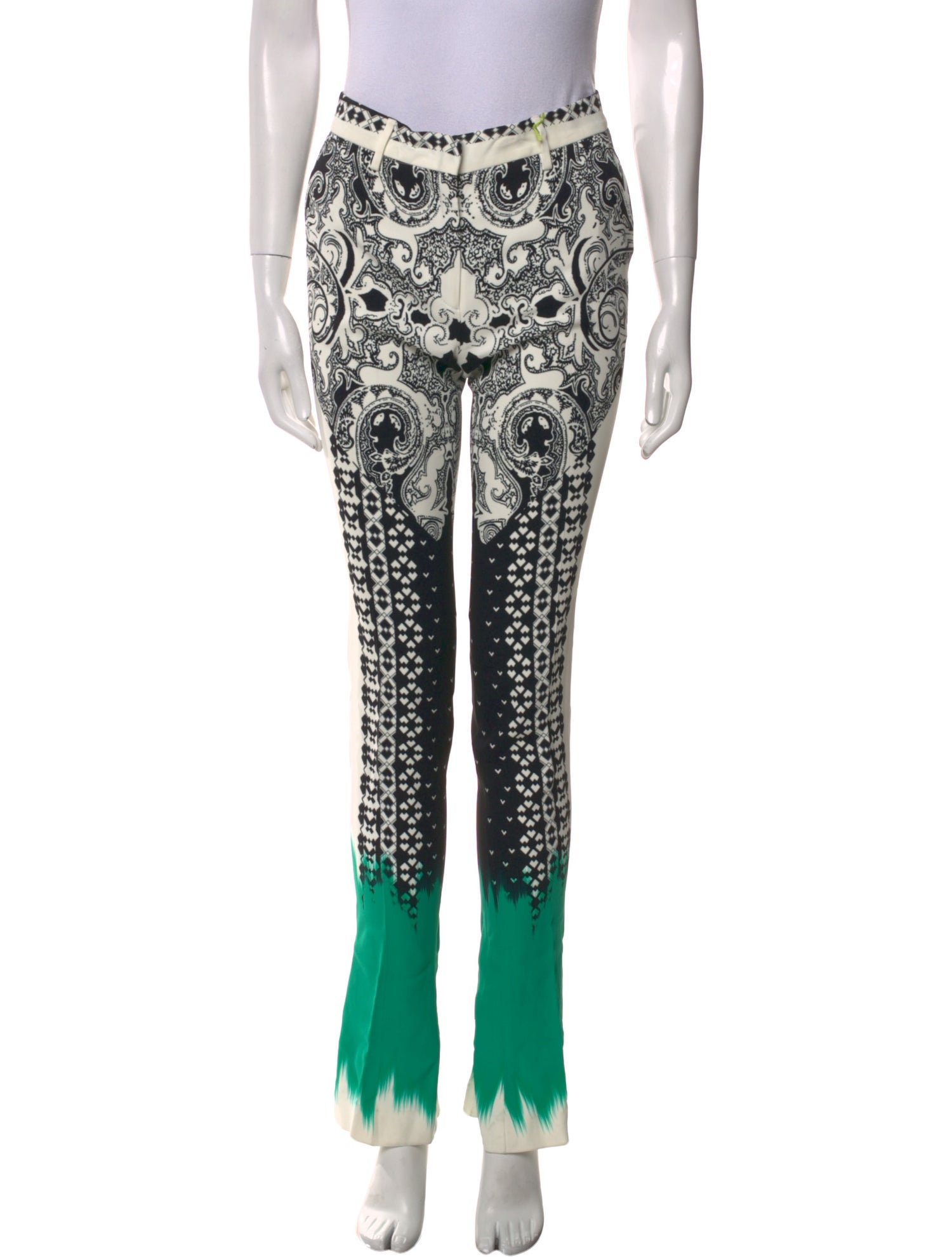 Etro Paisley Print Straight Leg Pants