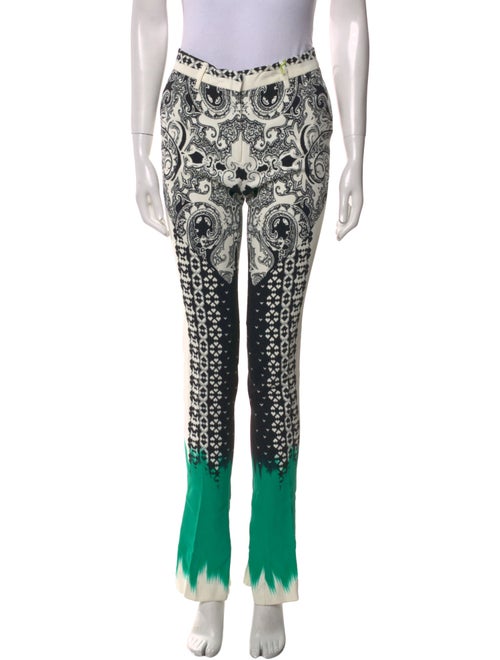 Etro Paisley Print Straight Leg Pants