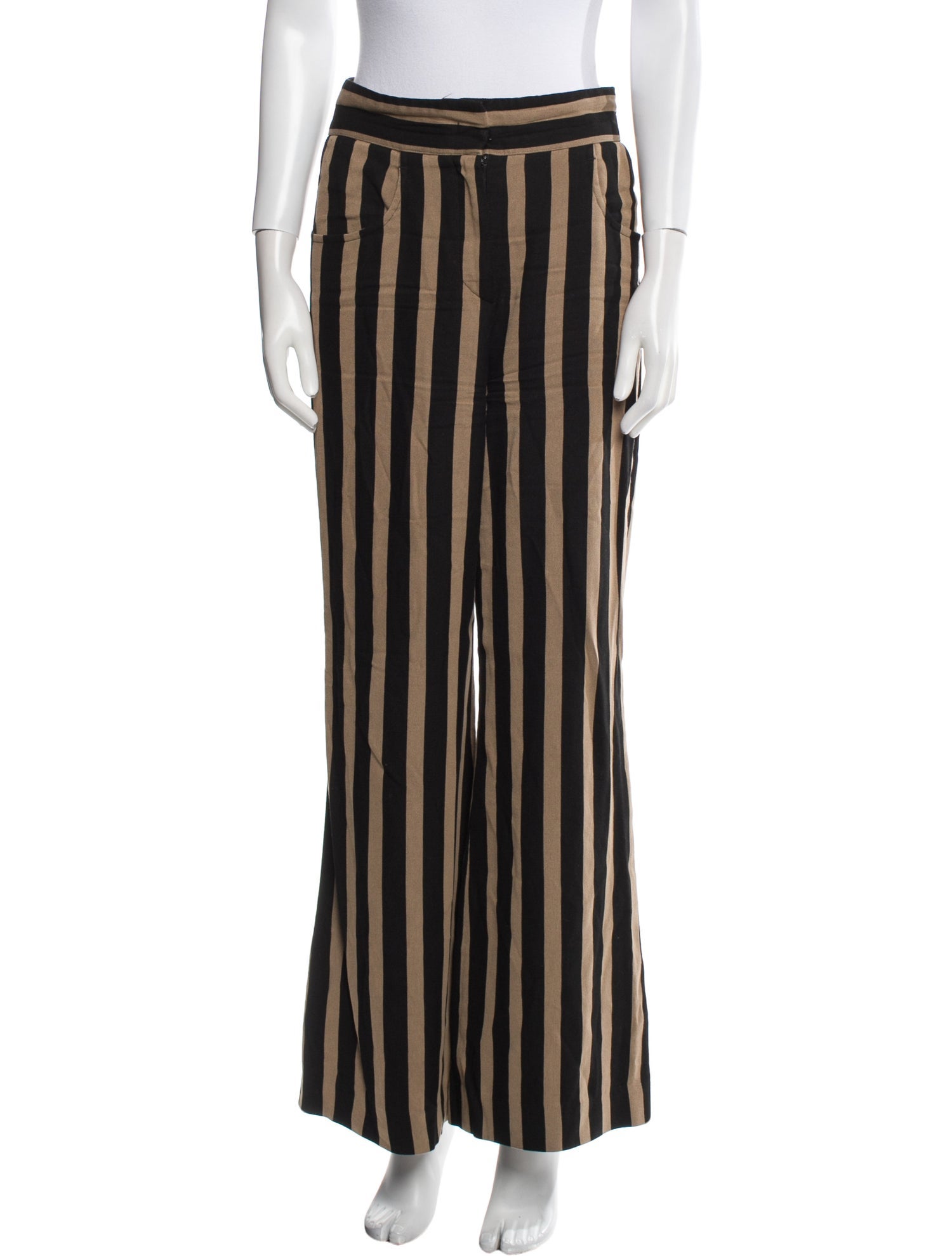 Etro Striped Wide Leg Pants