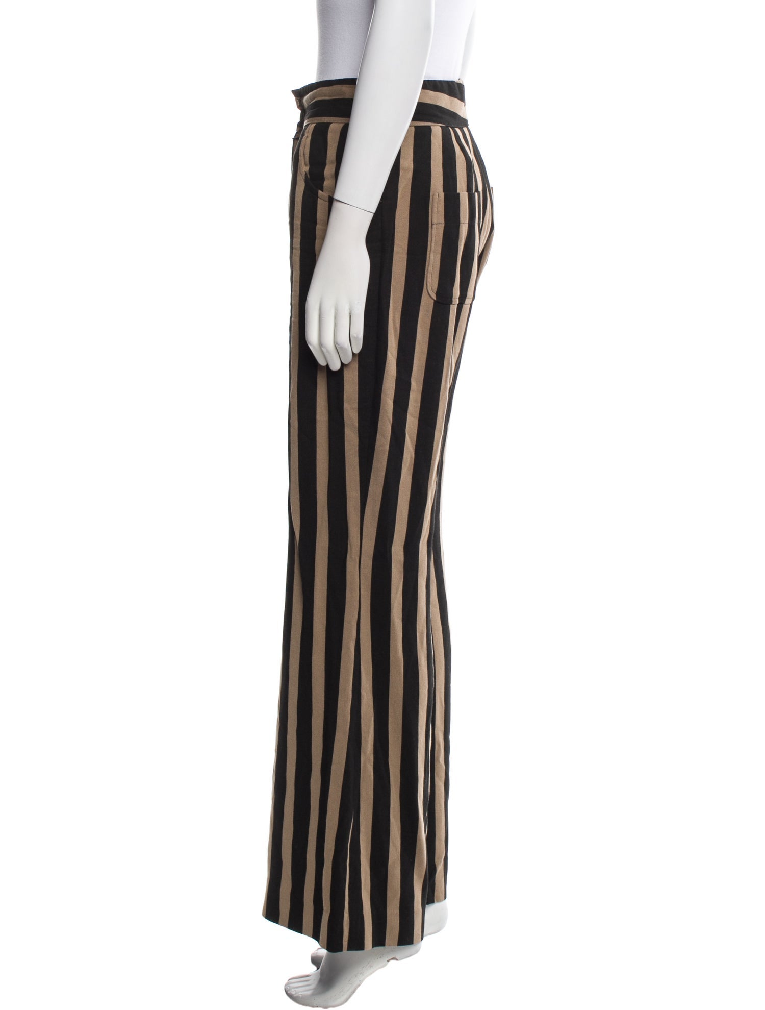 Etro Striped Wide Leg Pants