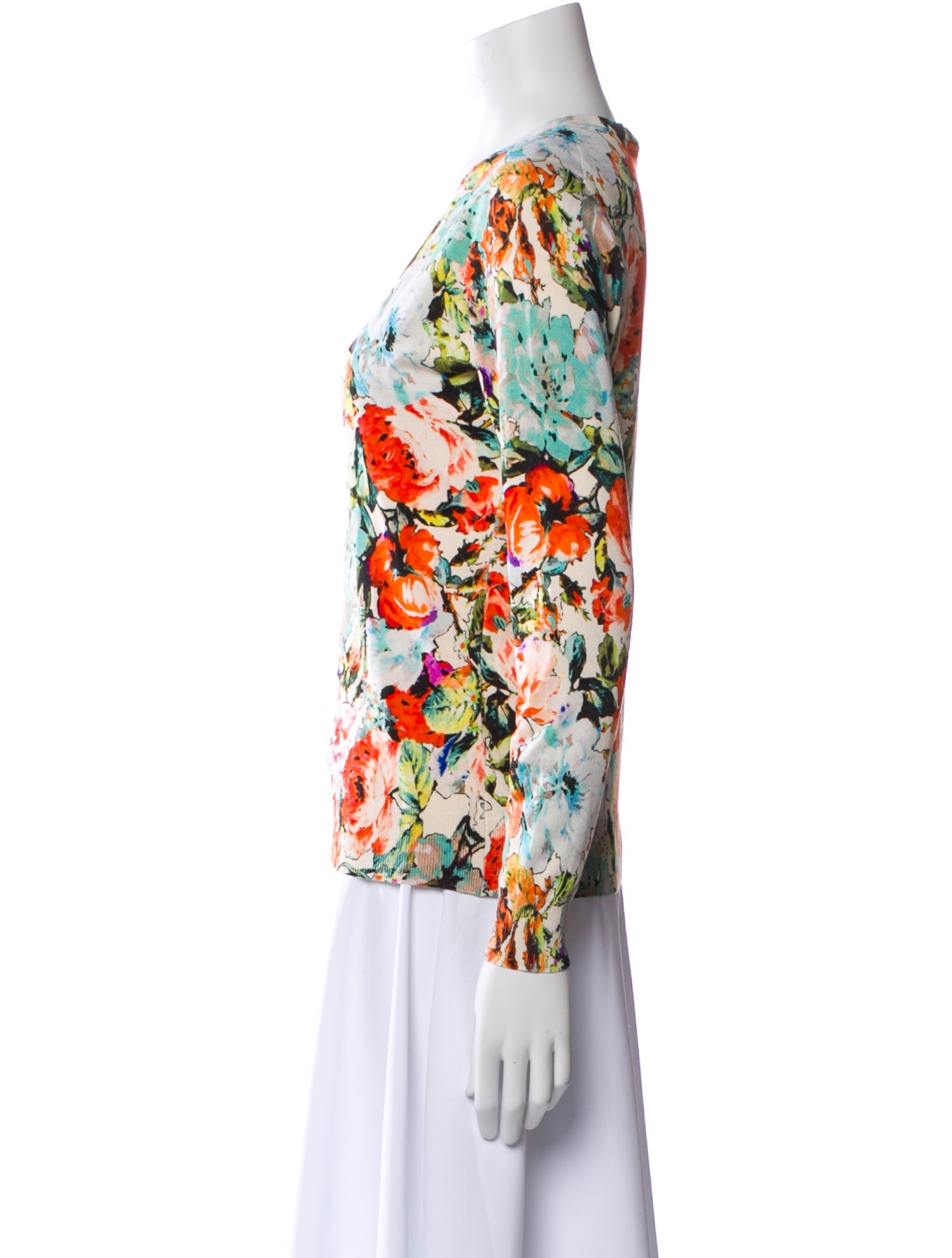 Etro Silk Floral Print Blouse