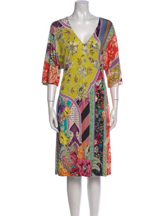 Etro Silk Midi Length Dress