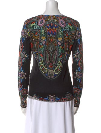 Etro Silk Paisley Print Blouse
