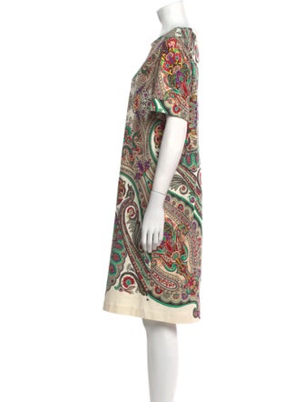 Etro Paisley Print Knee-Length Dress