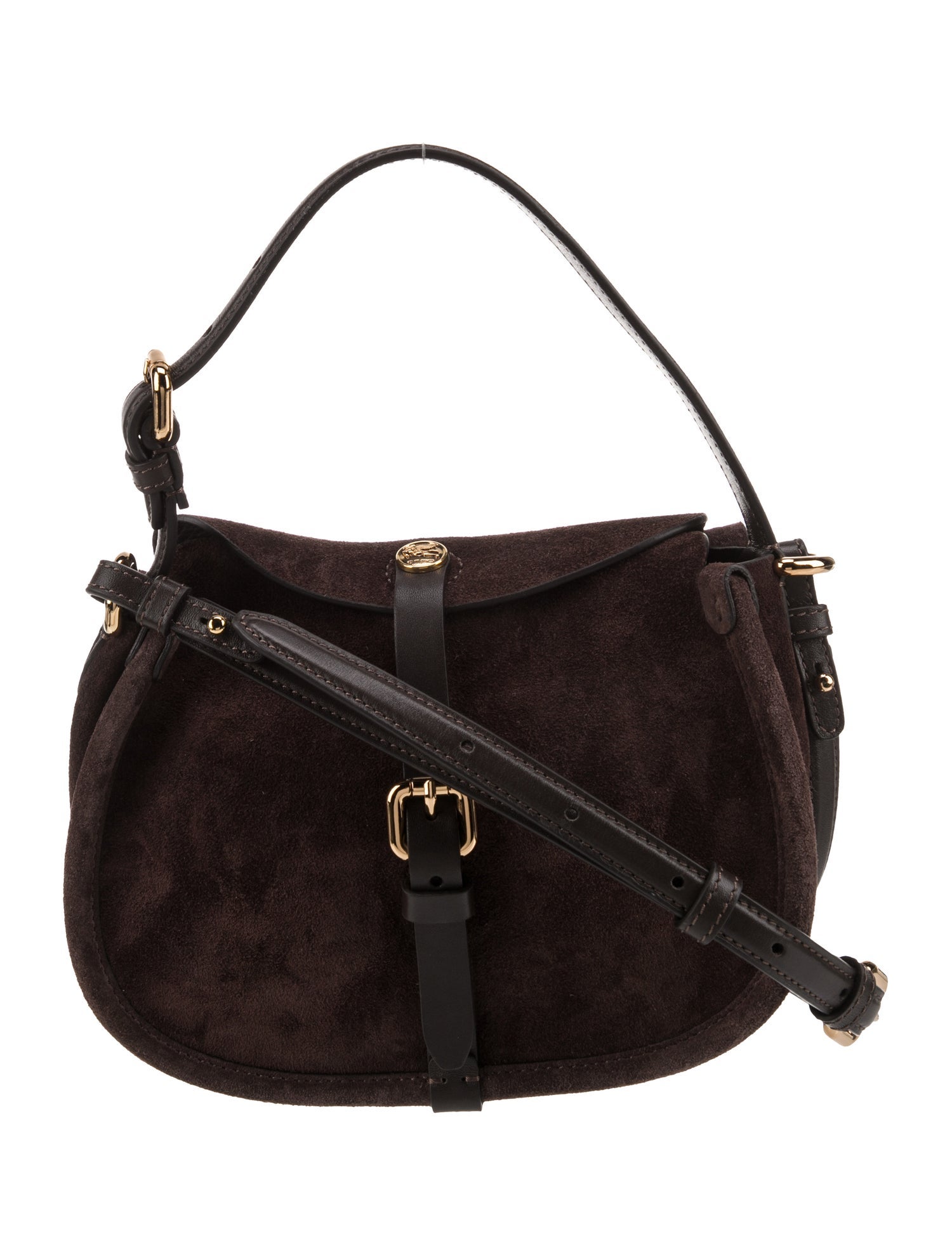 Etro Suede Shoulder Bag