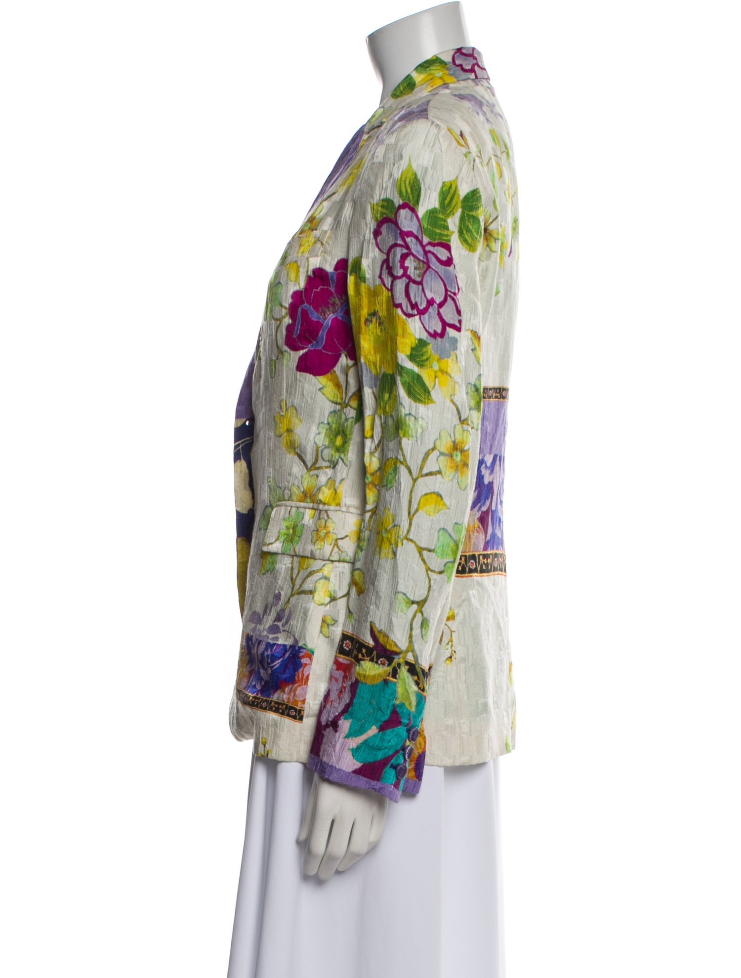 Etro Floral Print Blazer