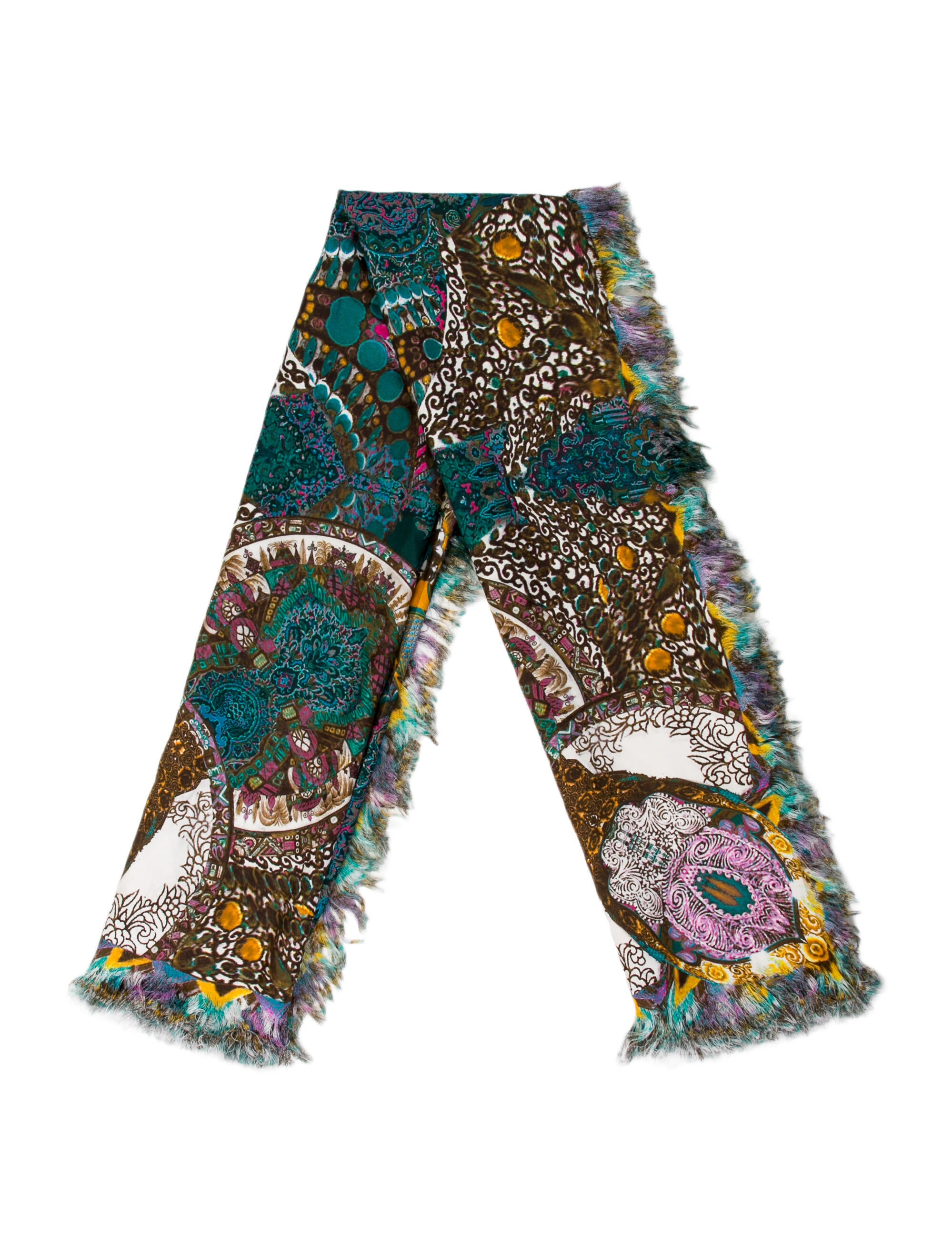 Etro Silk Printed Scarf