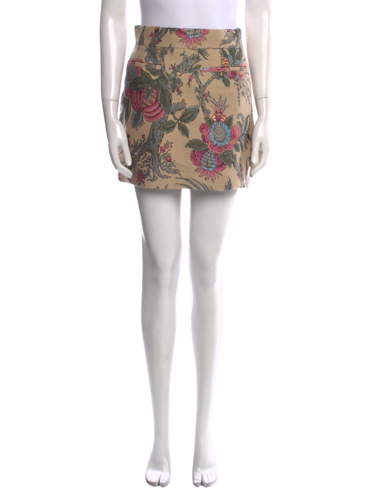 Etro Floral Print Mini Skirt