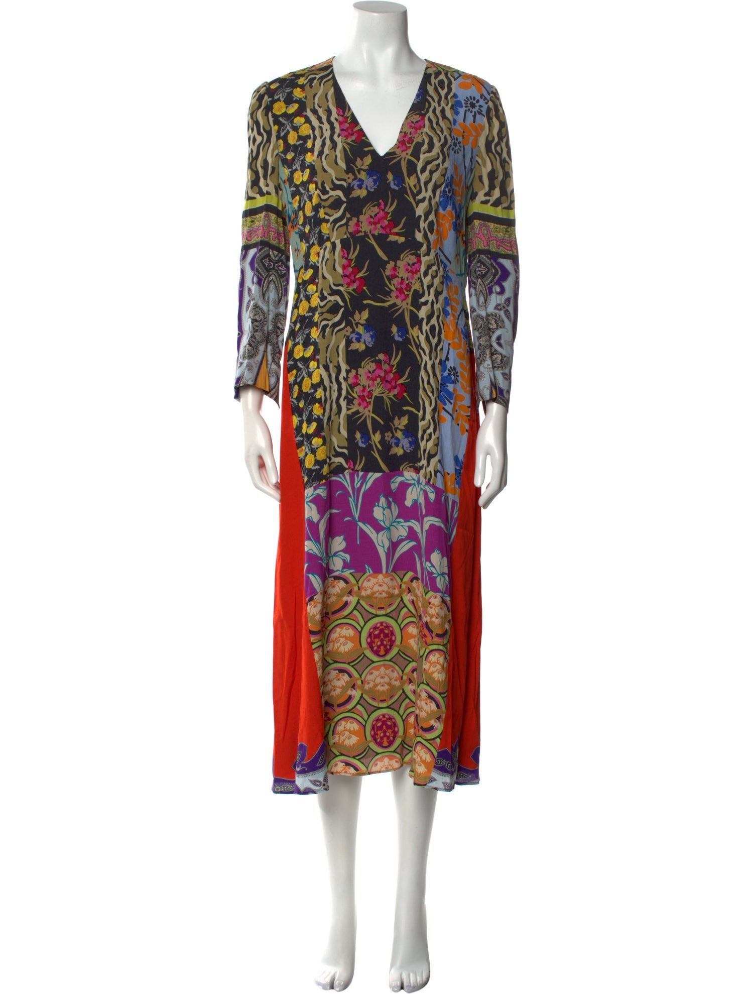 Etro Printed Long Dress
