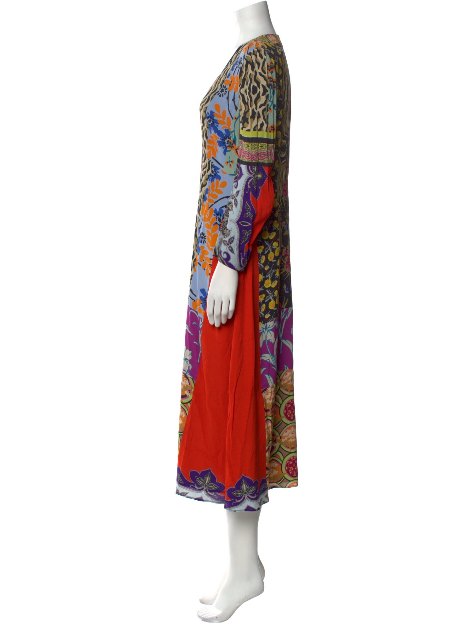 Etro Printed Long Dress