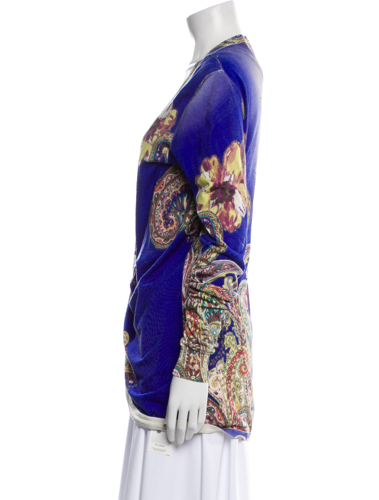 Etro Silk Paisley Print Sweater