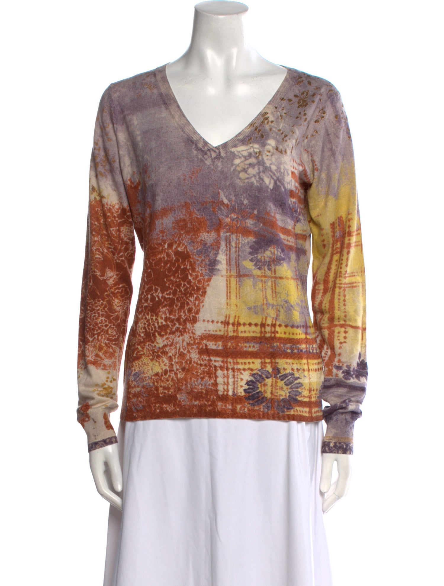 Etro Silk Printed Sweater