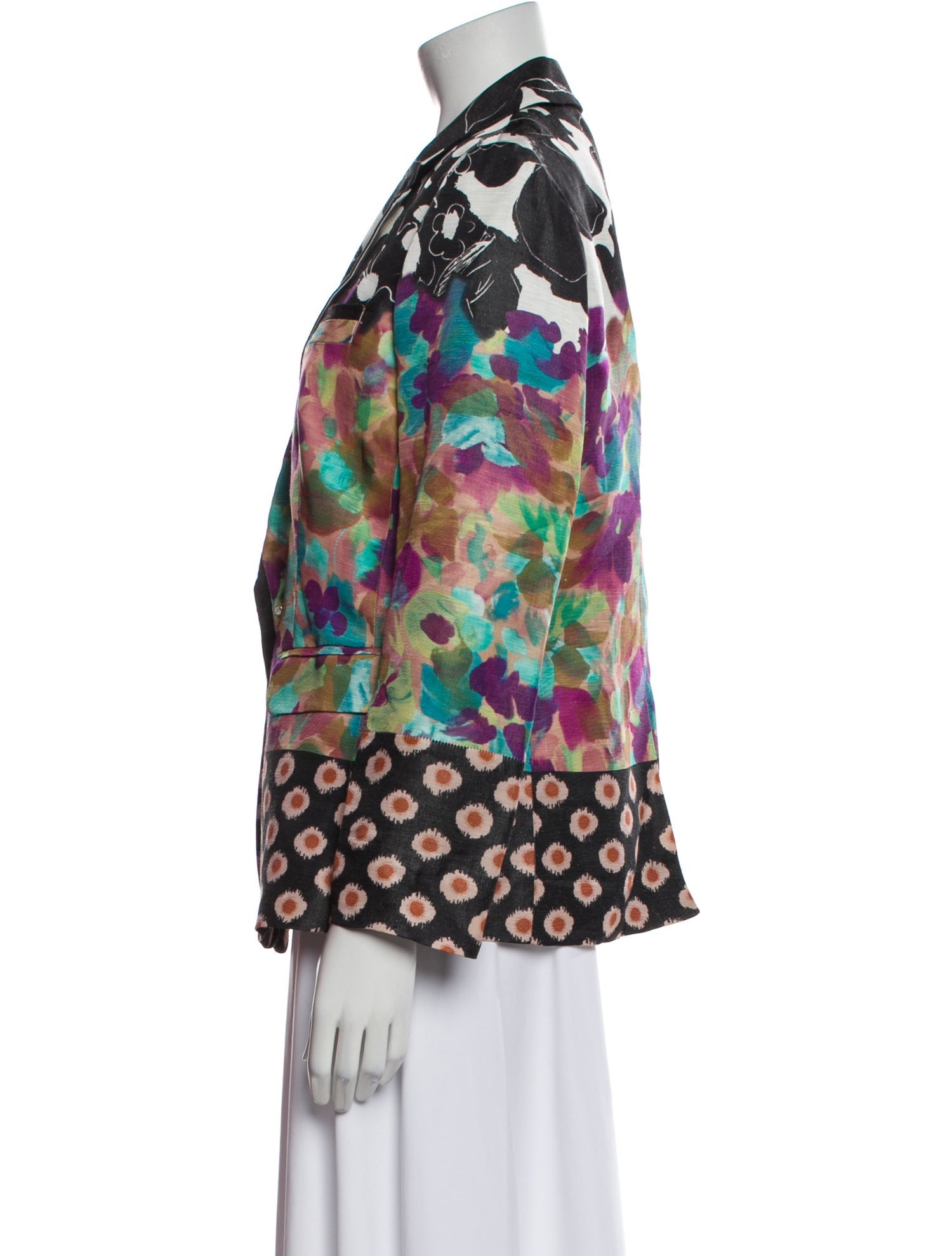 Etro Linen Printed Blazer