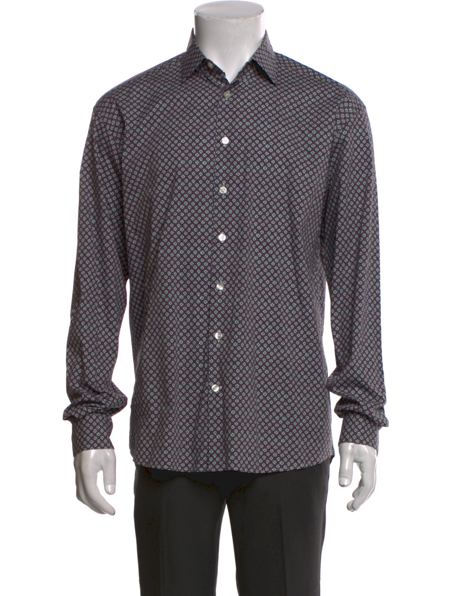Etro Printed Long Sleeve Shirt