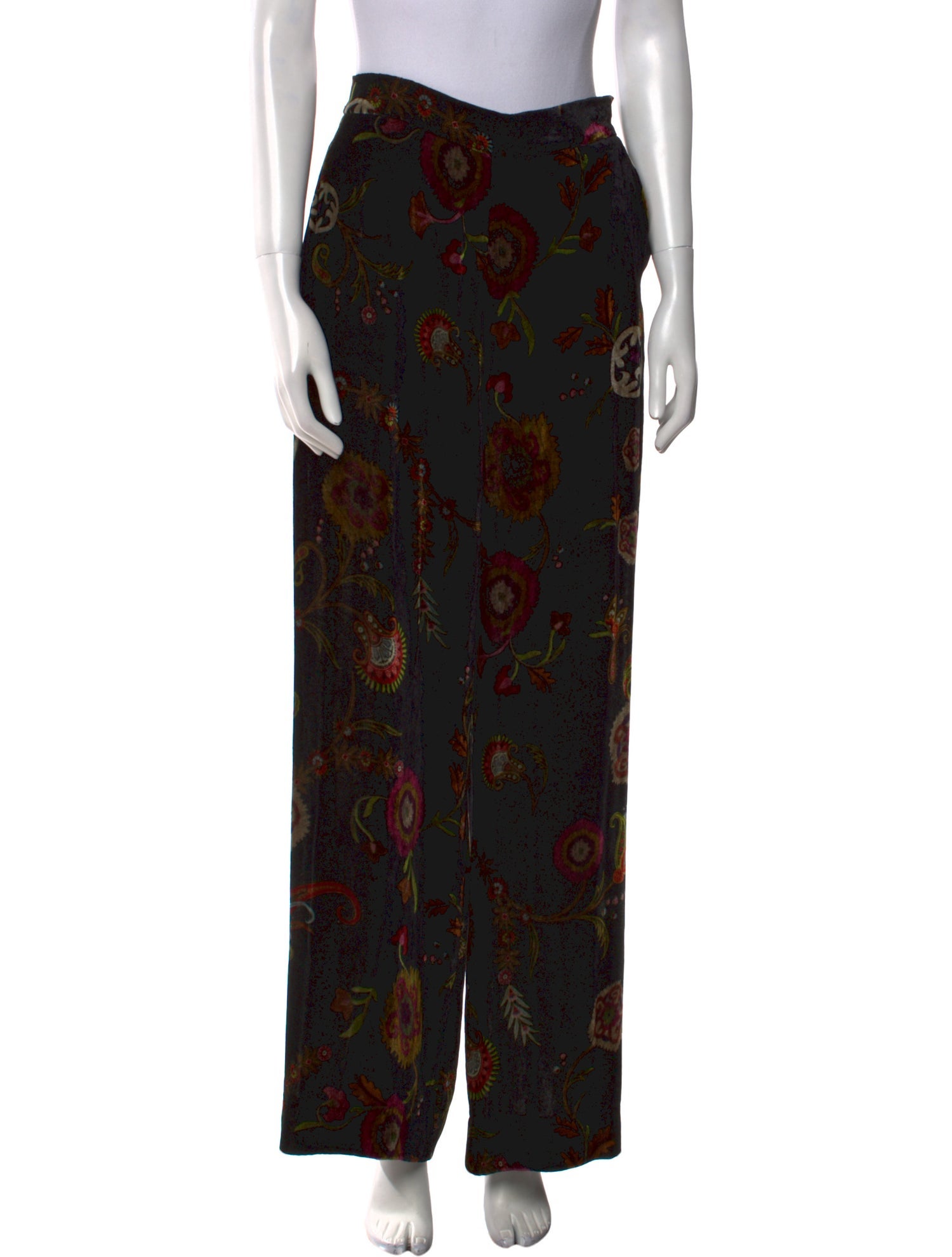 Etro Printed Wide Leg Pants