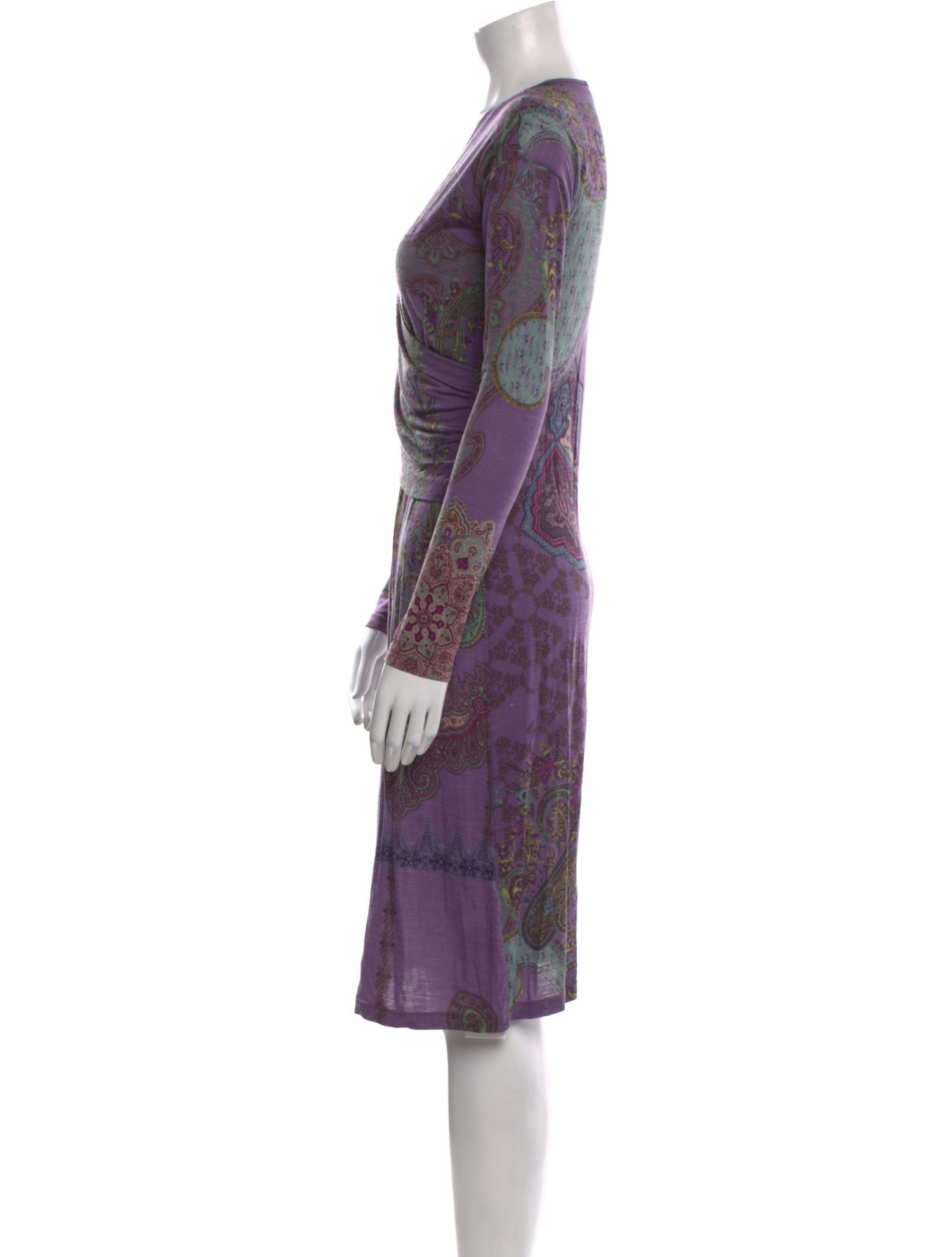 Etro Wool Knee-Length Dress