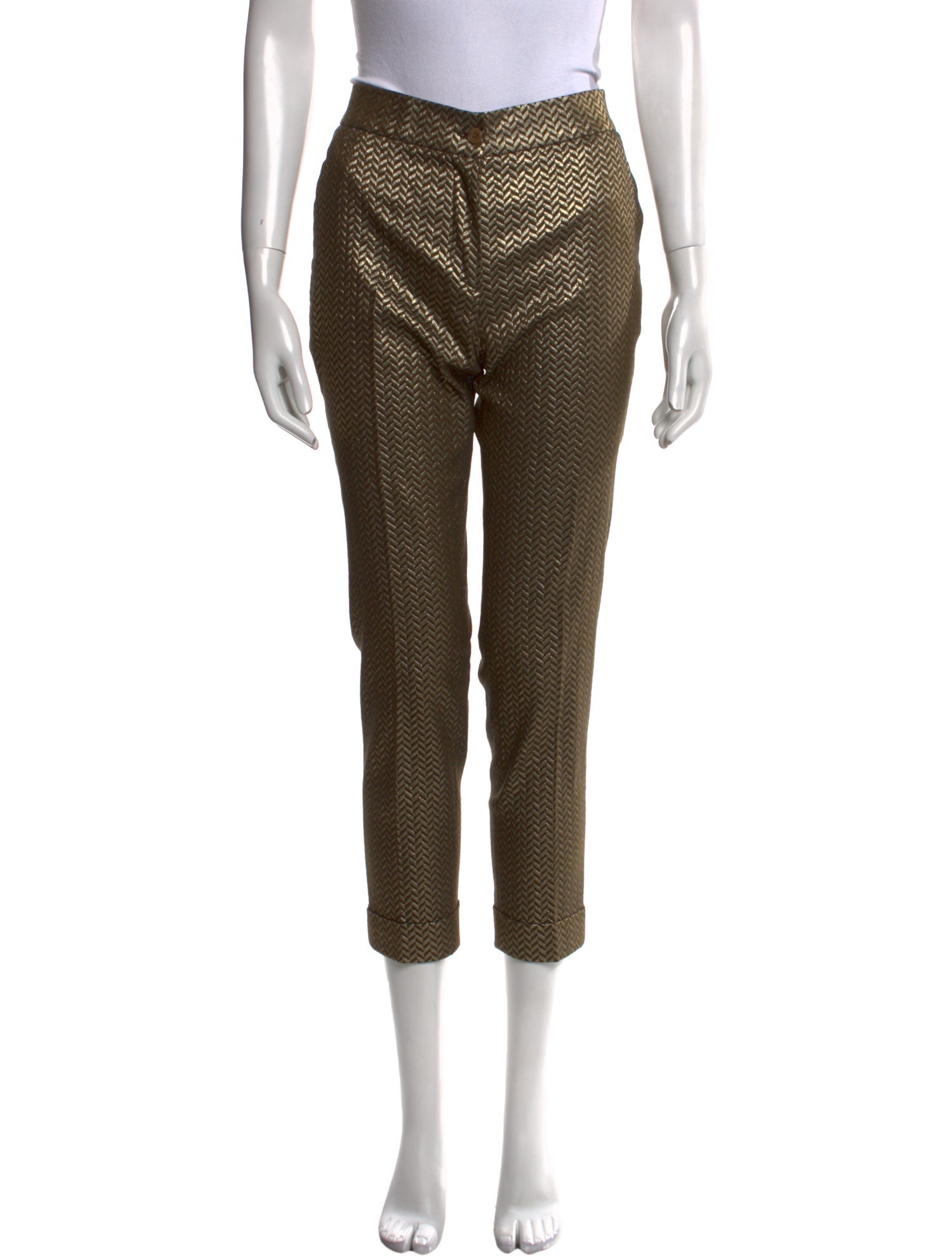 Etro Printed Straight Leg Pants