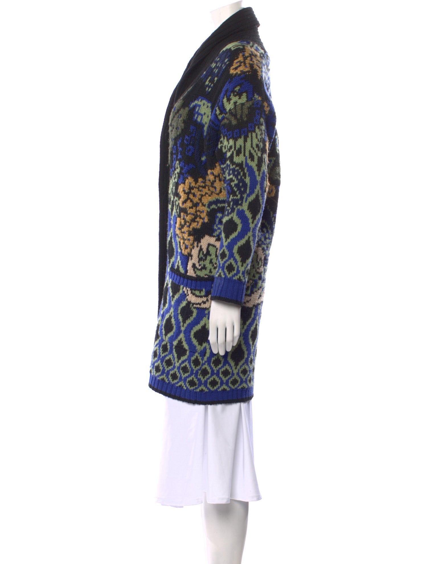 Etro Wool Floral Print Sweater