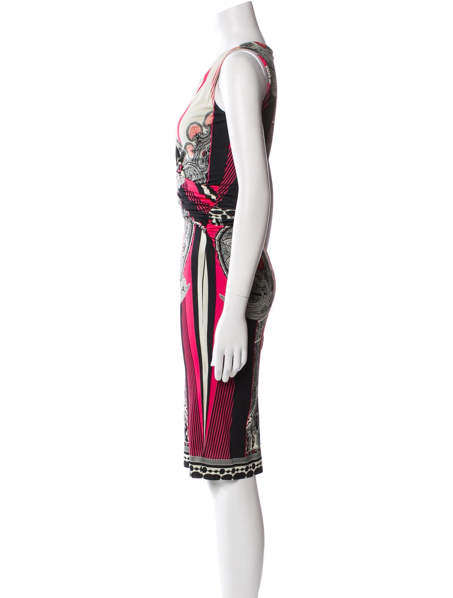 Etro Paisley Print Midi Length Dress