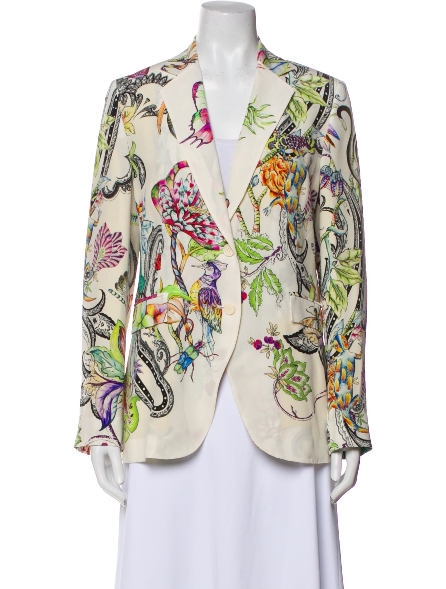 Etro Silk Printed Blazer