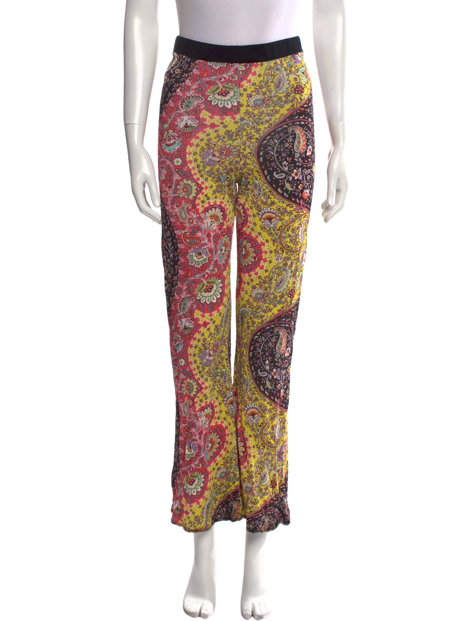 Etro Paisley Print Wide Leg Pants