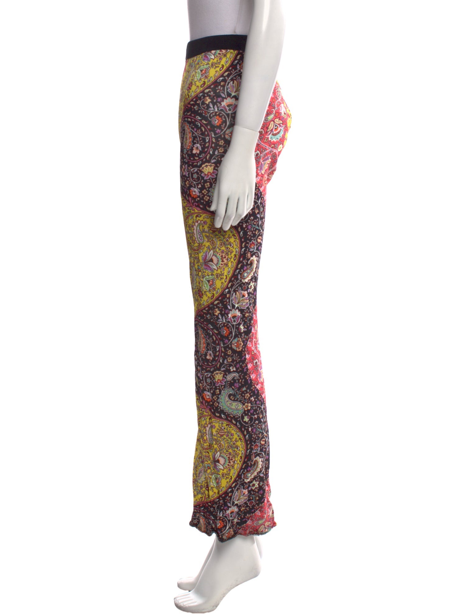 Etro Paisley Print Wide Leg Pants