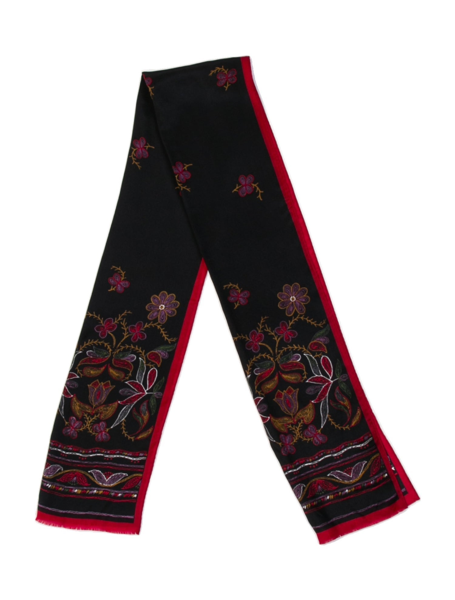 Etro Cashmere Paisley Print Scarf