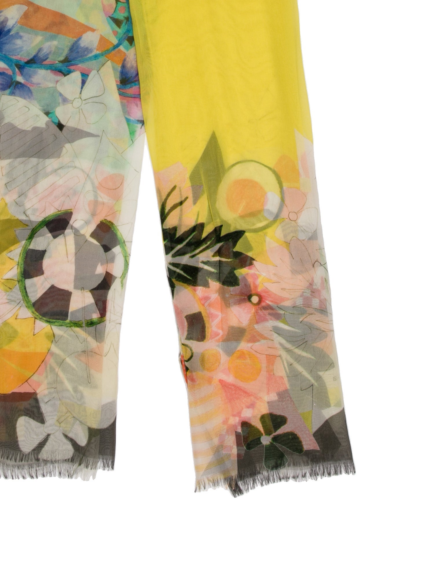 Etro Silk Floral Print Scarf