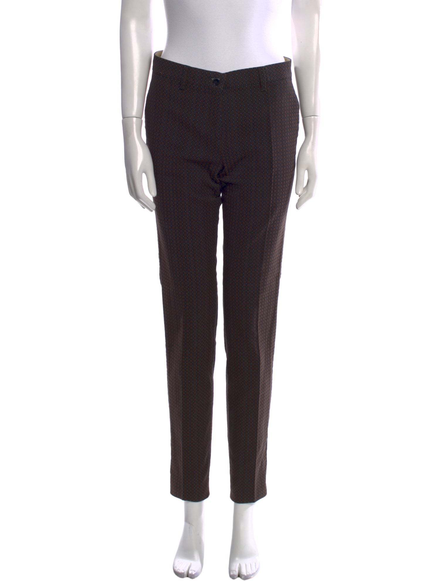 Etro Printed Straight Leg Pants