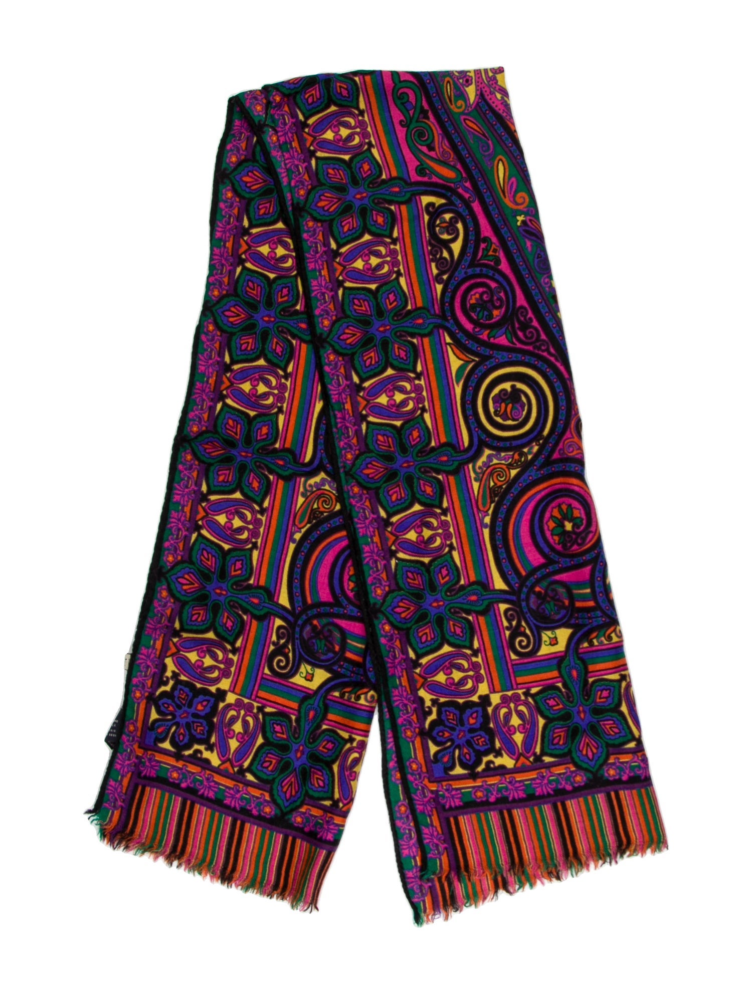 Etro Wool Printed Scarf