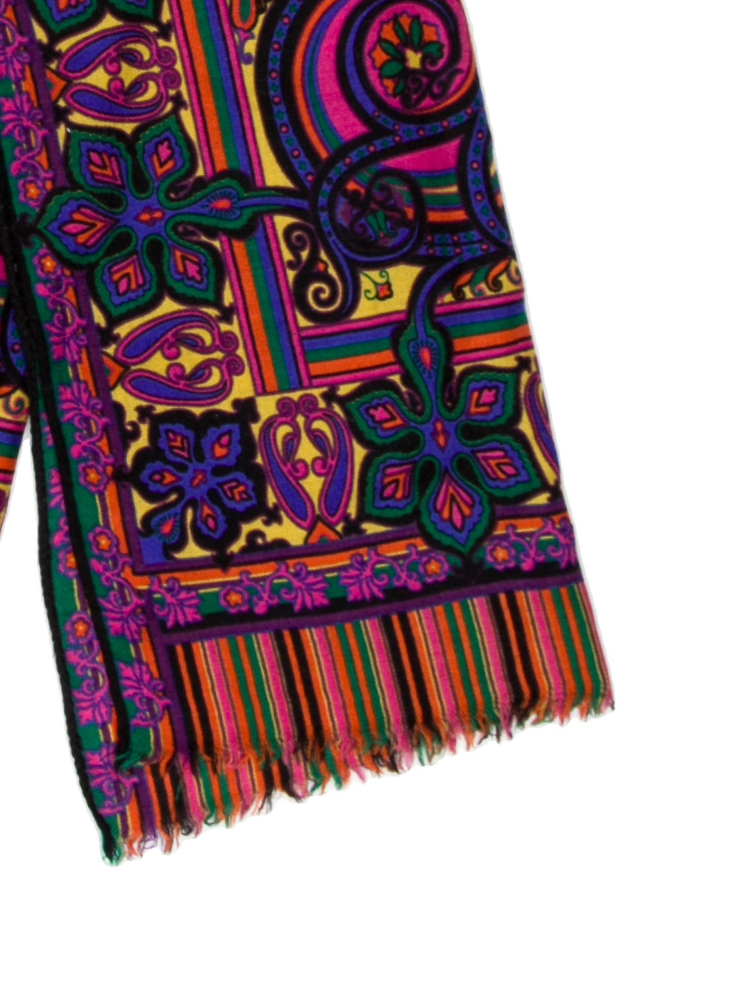 Etro Wool Printed Scarf