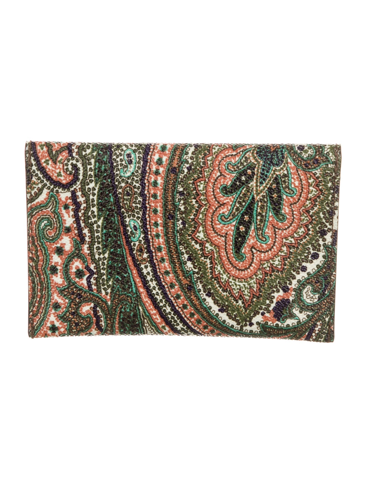 Etro Paisley Print Wallet