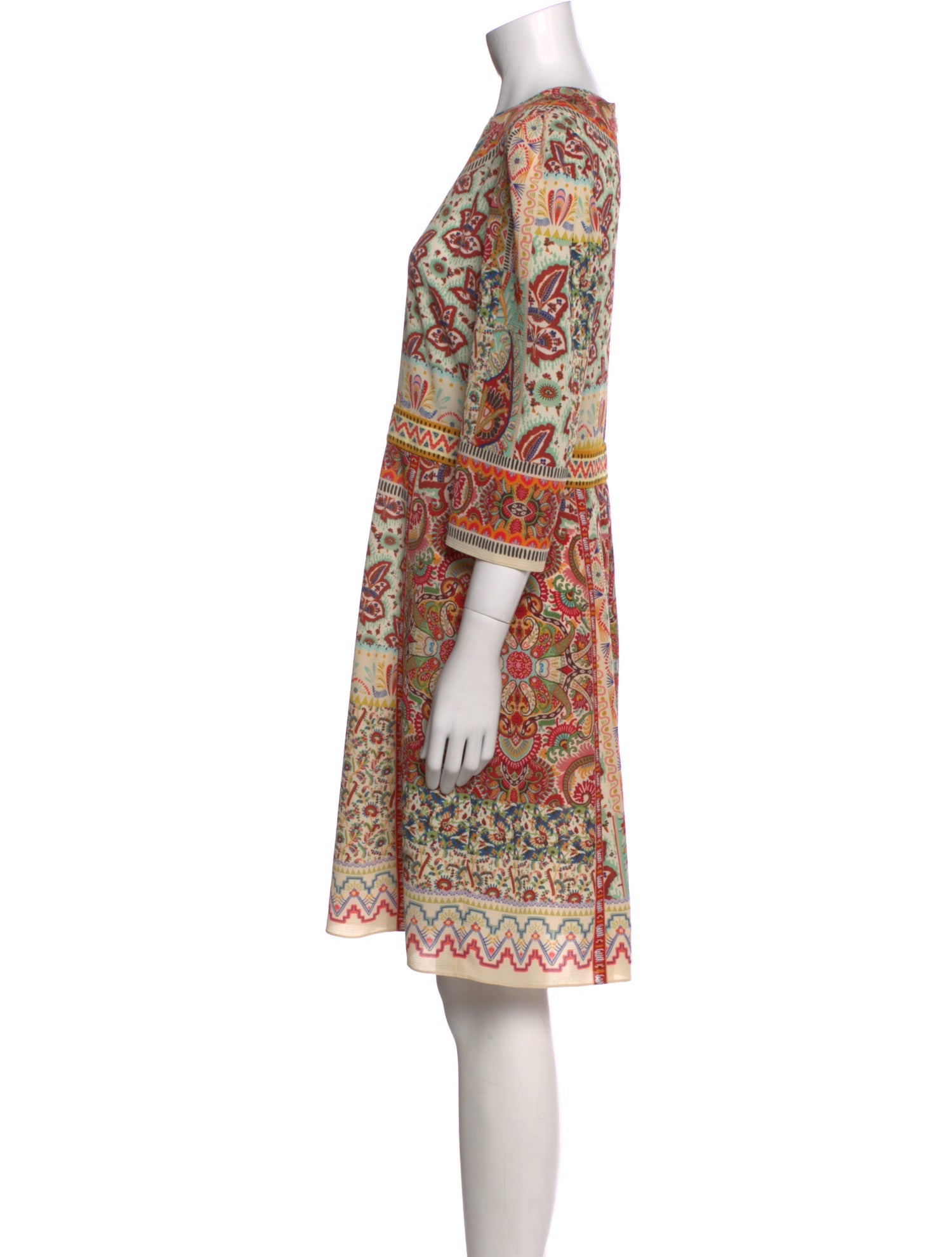 Etro Printed Knee-Length Dress