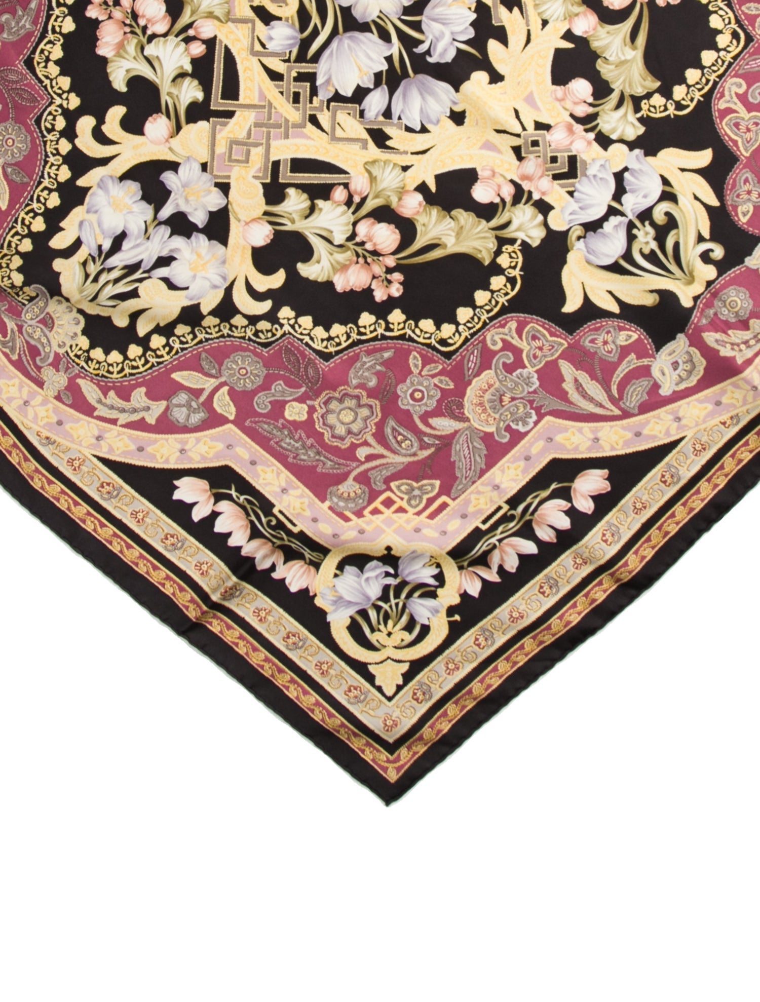 Etro Cashmere Floral Print Scarf