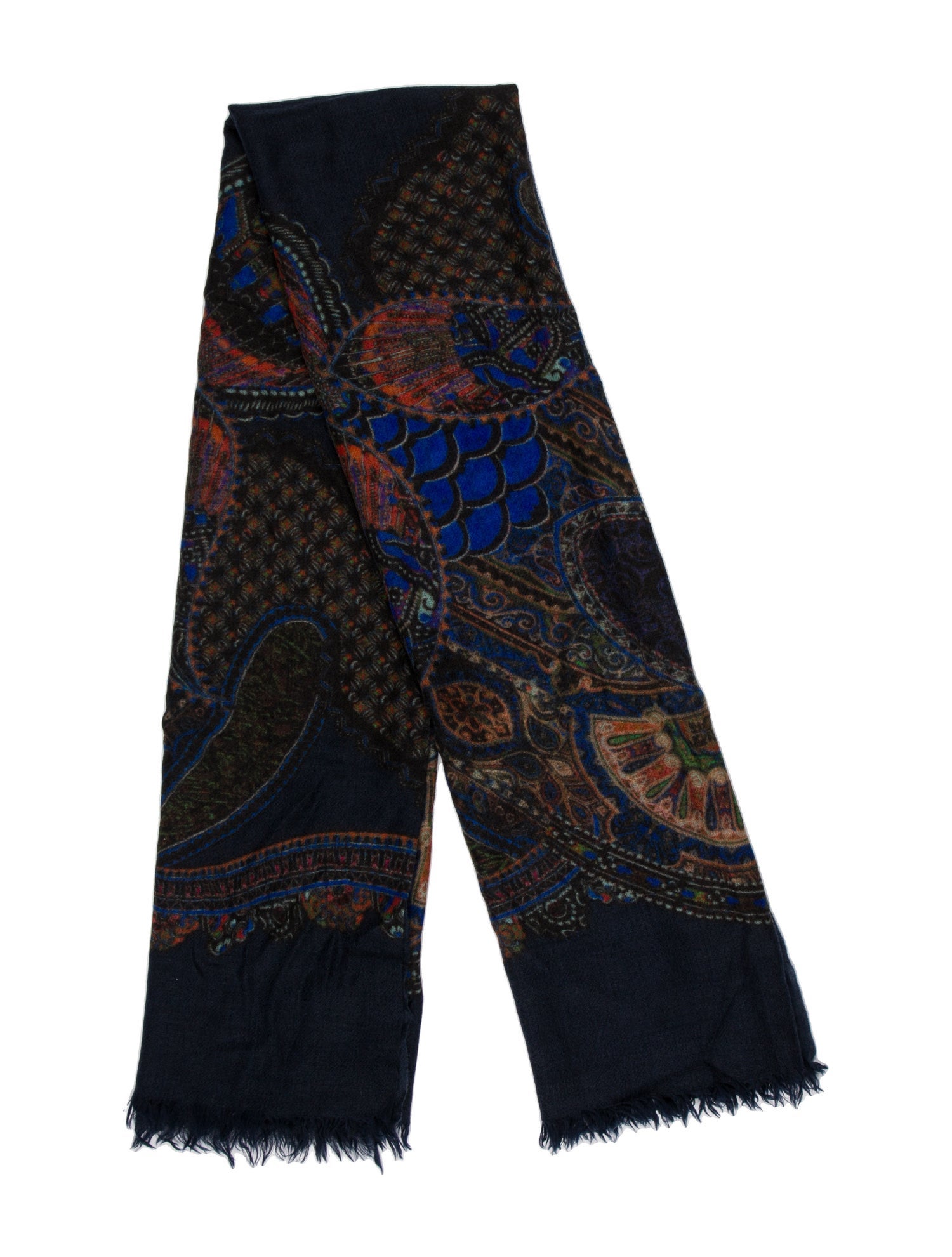 Etro Cashmere Printed Scarf