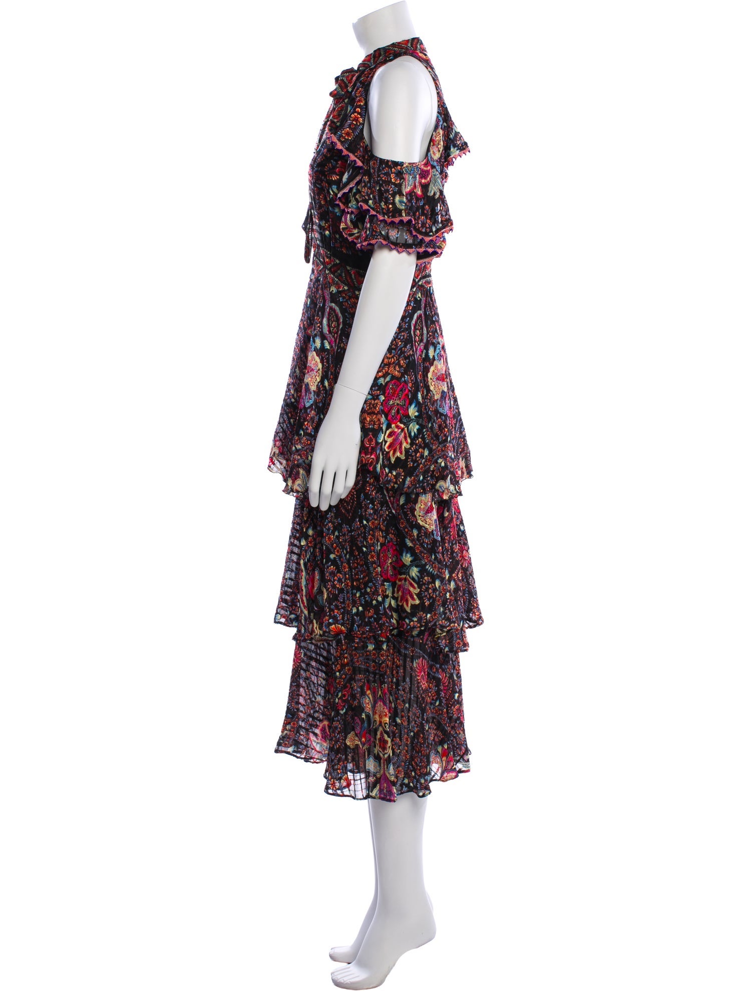 Etro Floral Print Long Dress