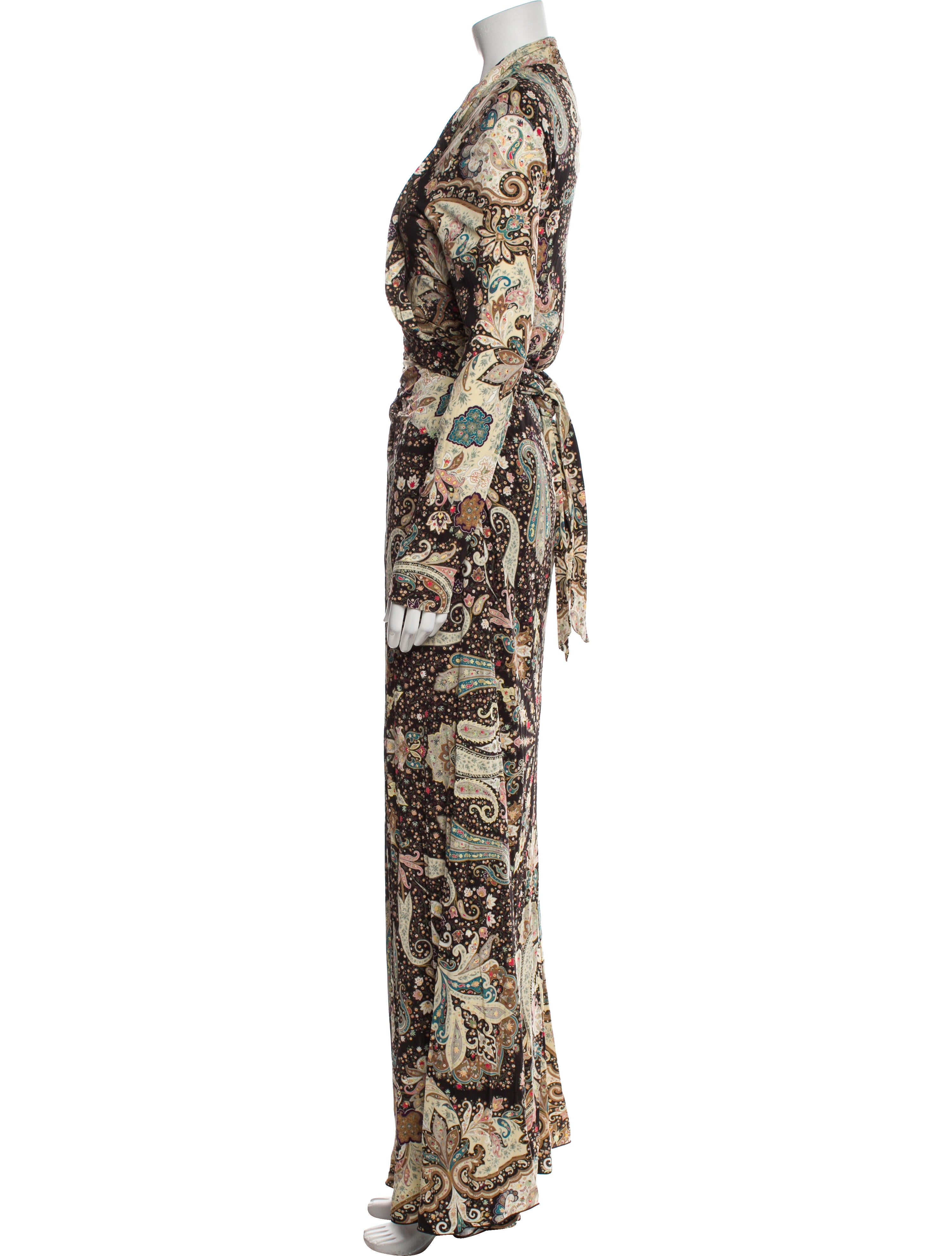 Etro Paisley Print Long Dress w/ Tags