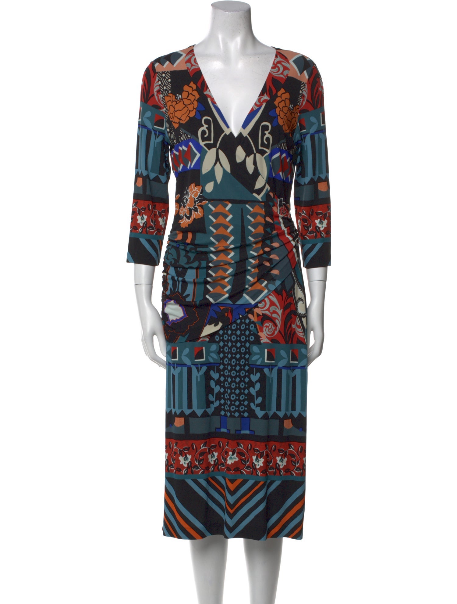 Etro Printed Midi Length Dress