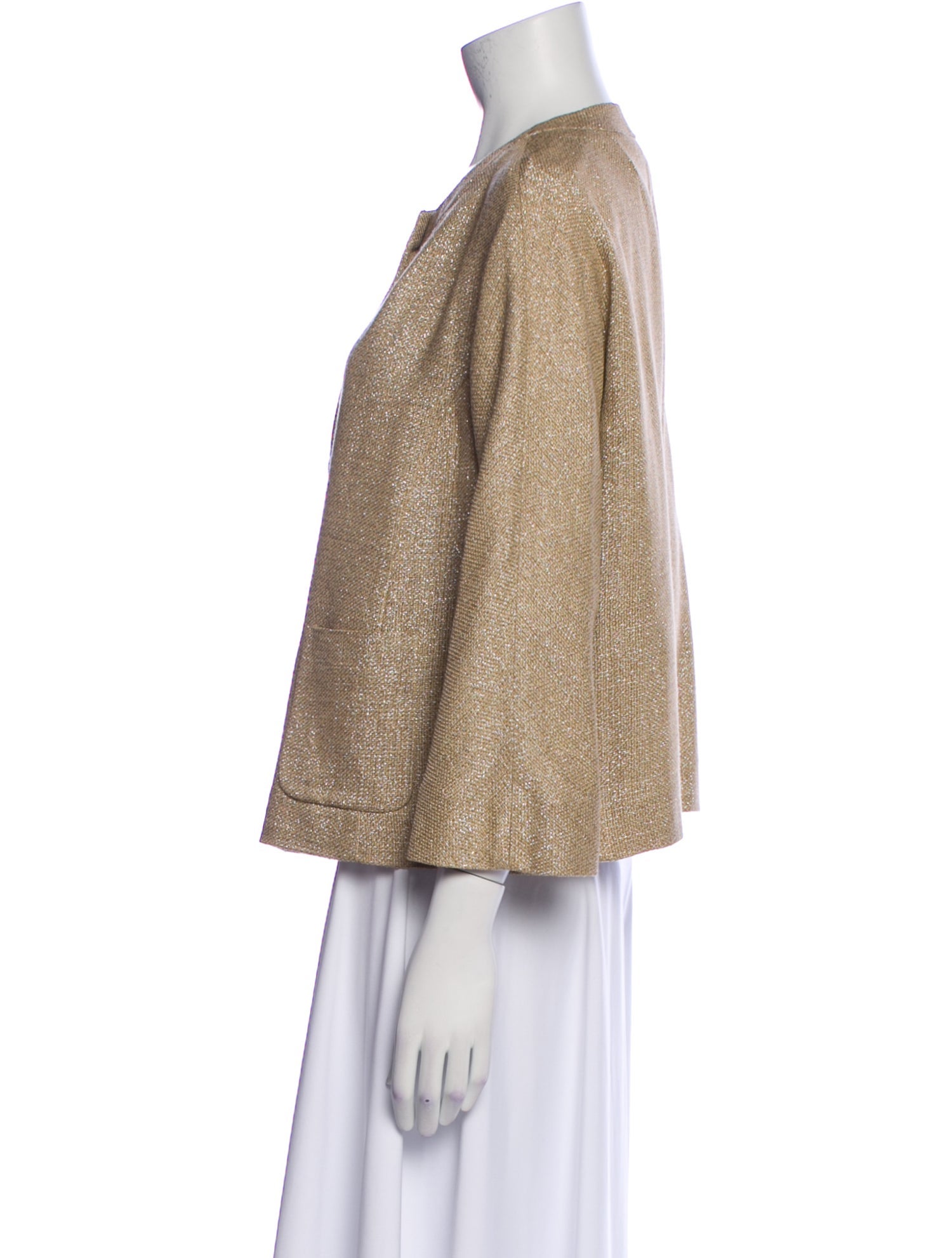 Etro Tweed Pattern Evening Jacket