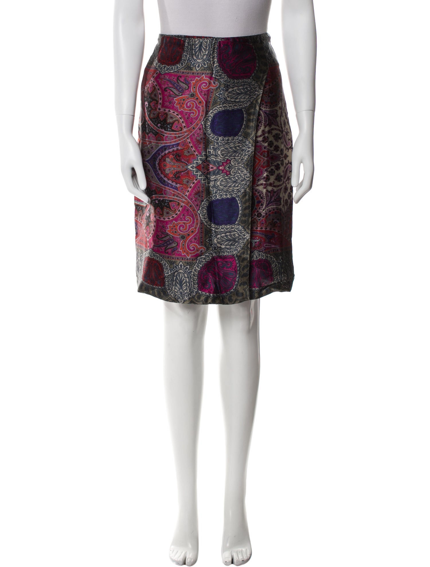 Etro Paisley Print Knee-Length Skirt