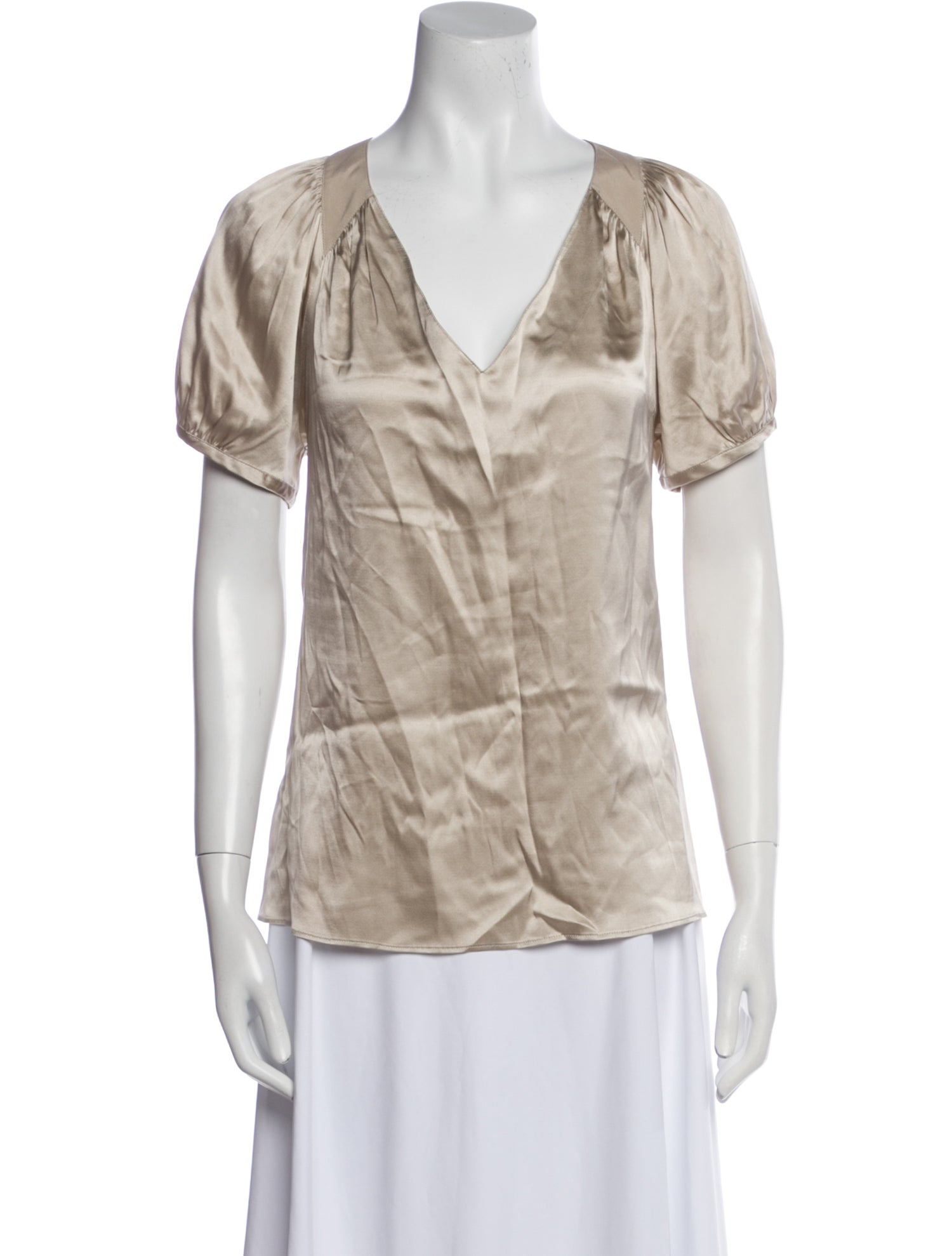 Etro Silk V-Neck Blouse