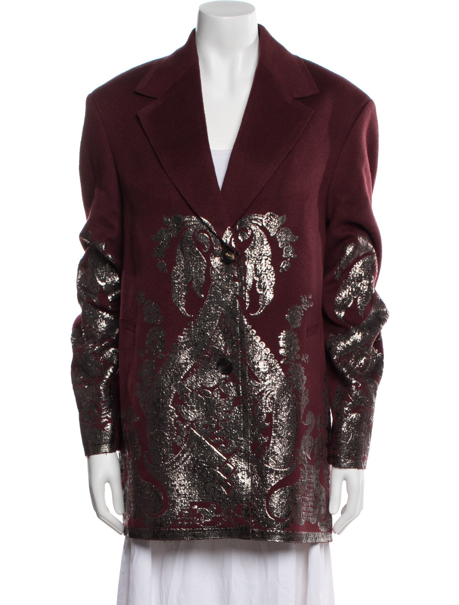 Etro Wool Printed Evening Jacket w/ Tags