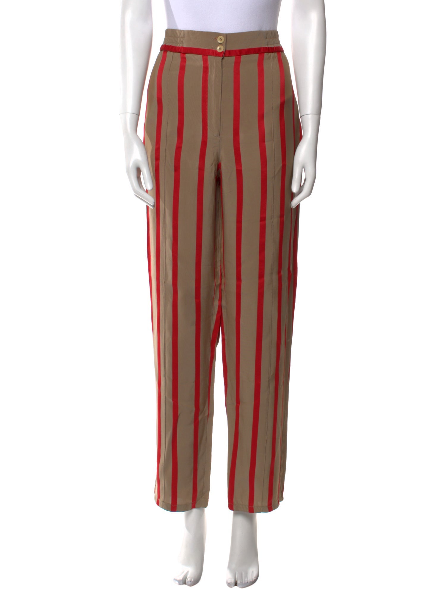 Etro Striped Straight Leg Pants