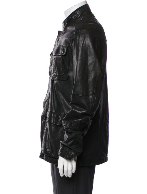 Etro Lamb Leather Utility Jacket